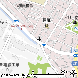 有限会社鈴萬材木店久里浜周辺の地図