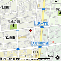 愛知県名古屋市西区宝地町320周辺の地図