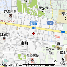 富士宮信用金庫東町支店周辺の地図