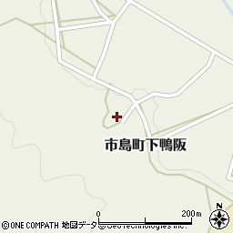 兵庫県丹波市市島町下鴨阪299周辺の地図