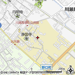 滋賀県彦根市野口町181周辺の地図