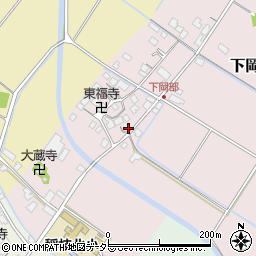滋賀県彦根市下岡部町437-1周辺の地図