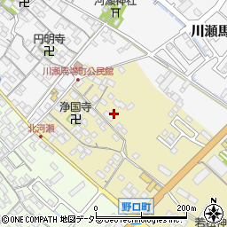 滋賀県彦根市野口町180周辺の地図