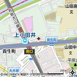 ファミリーマート貴生町店周辺の地図