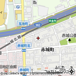 愛知県名古屋市西区赤城町147周辺の地図