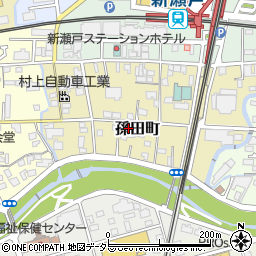 愛知県瀬戸市孫田町60周辺の地図