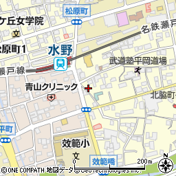 愛知県瀬戸市北脇町34周辺の地図