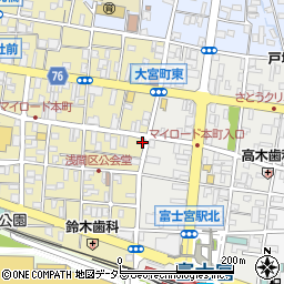 菅原靴店周辺の地図
