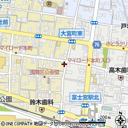 菅原靴店周辺の地図