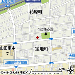 愛知県名古屋市西区宝地町197周辺の地図