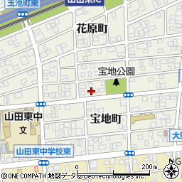 愛知県名古屋市西区宝地町196周辺の地図