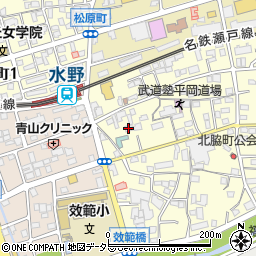 愛知県瀬戸市北脇町138-11周辺の地図