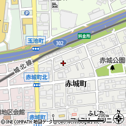 愛知県名古屋市西区赤城町148周辺の地図