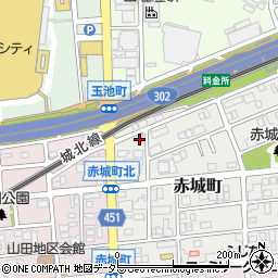 愛知県名古屋市西区赤城町144周辺の地図