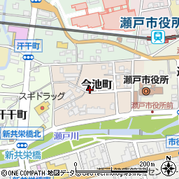 愛知県瀬戸市今池町82周辺の地図