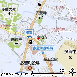 滋賀県犬上郡多賀町多賀409周辺の地図