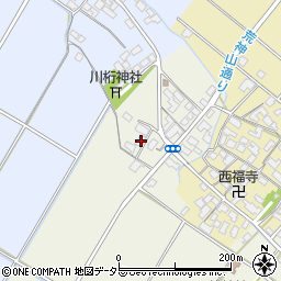 滋賀県彦根市上西川町360周辺の地図