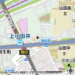 ラッキーパーキング上小田井駅前駐車場周辺の地図