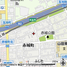 愛知県名古屋市西区赤城町117周辺の地図