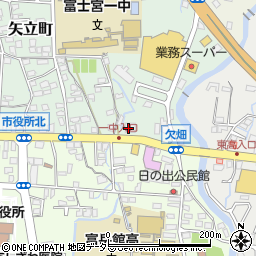 はま寿司富士宮矢立町店周辺の地図