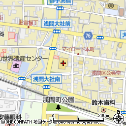クリエイトＳ・Ｄ富士宮大宮店周辺の地図