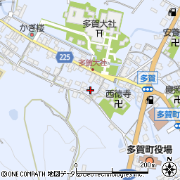 滋賀県犬上郡多賀町多賀552周辺の地図