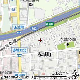 愛知県名古屋市西区赤城町149周辺の地図