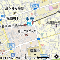 愛知県瀬戸市效範町2丁目45周辺の地図
