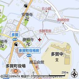 滋賀県犬上郡多賀町多賀417周辺の地図