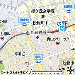 愛知県瀬戸市效範町2丁目67周辺の地図