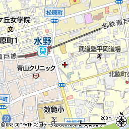 愛知県瀬戸市北脇町36周辺の地図