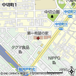 春日井市役所　第一希望の家周辺の地図