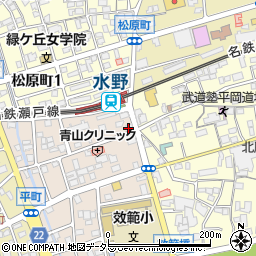 スクールＩＥ水野駅前校周辺の地図