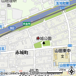 愛知県名古屋市西区赤城町114周辺の地図