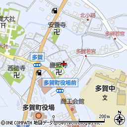 滋賀県犬上郡多賀町多賀412周辺の地図