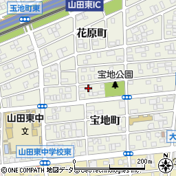 愛知県名古屋市西区宝地町203-2周辺の地図