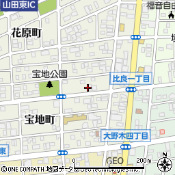 愛知県名古屋市西区宝地町307周辺の地図