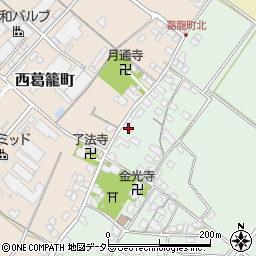 滋賀県彦根市葛籠町152周辺の地図