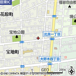 愛知県名古屋市西区宝地町304-2周辺の地図