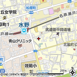 愛知県瀬戸市北脇町37周辺の地図