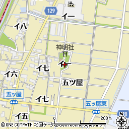 愛知県稲沢市祖父江町甲新田イ一周辺の地図