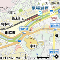 愛知県瀬戸市西蔵所町19-16周辺の地図