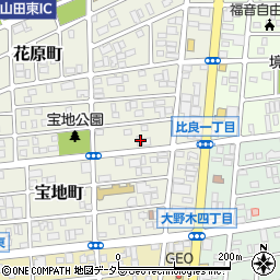 愛知県名古屋市西区宝地町306周辺の地図
