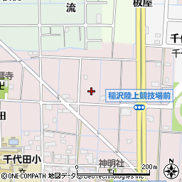 愛知県稲沢市福島町（大福寺）周辺の地図