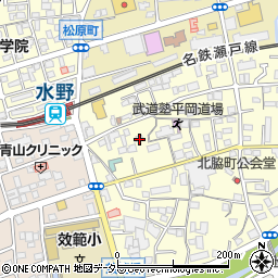愛知県瀬戸市北脇町48周辺の地図
