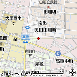 愛知県稲沢市高重中町5-2周辺の地図