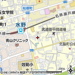 愛知県瀬戸市北脇町39周辺の地図