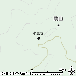 小馬寺周辺の地図