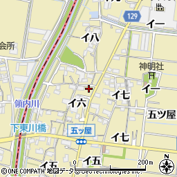 愛知県稲沢市祖父江町甲新田イ六58-16周辺の地図