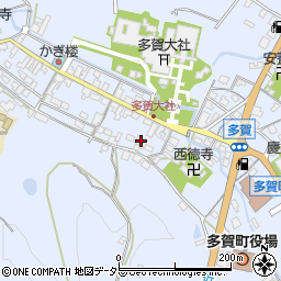 滋賀県犬上郡多賀町多賀555-2周辺の地図